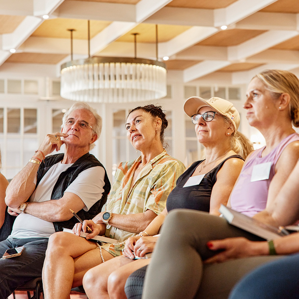 Retreat-1-1200 Corporate Retreat - Attendees listening to keynote